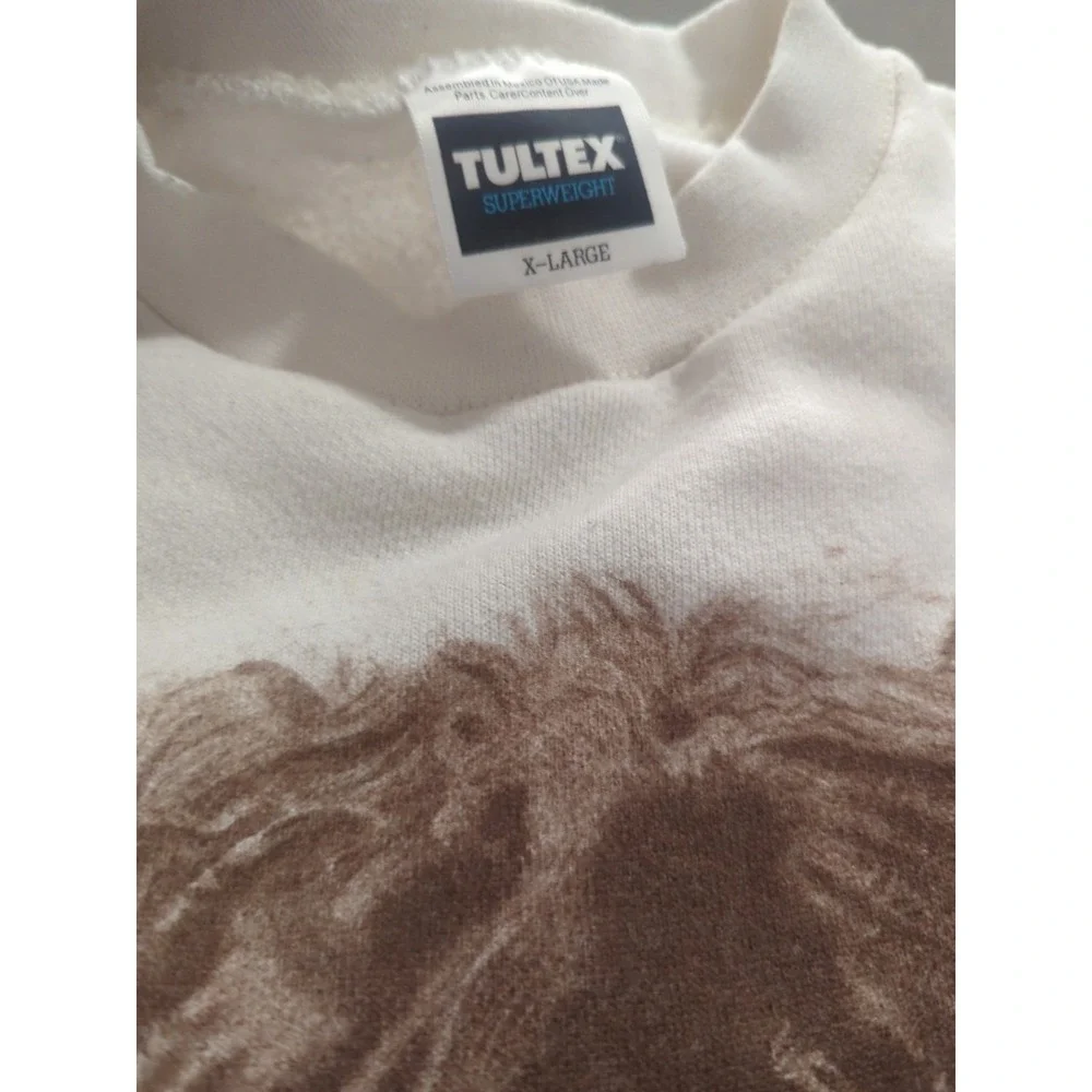 VTG Y2K Crewneck Sweatshirt Equity & Excellence‎ for Children Cream XL Teacher - Picture 5 of 5